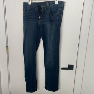 PAIGE Federal Slim Straight Fit Navy Jeans, Size 32